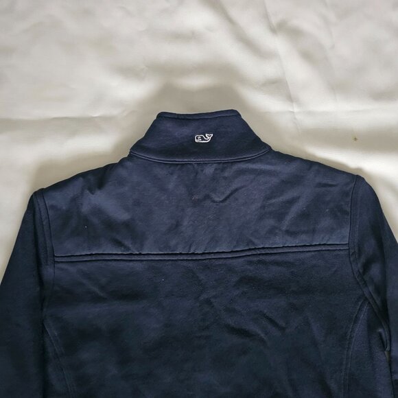 Vineyard Vines Men's Navy Quarter-Zip New England Patriots Shep Shirt Size Small - Picture 5 of 16